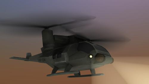 Low-Poly Helicopter preview image